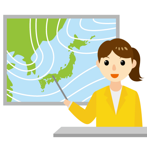 天気予報イメージイラスト